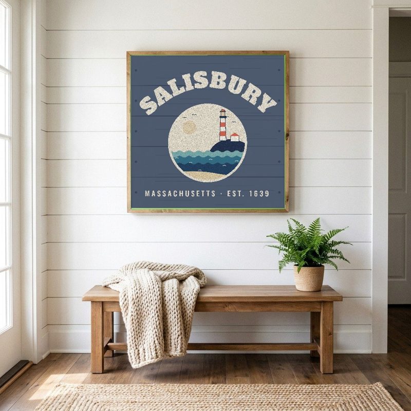 Salisbury Hometown Wood Sign