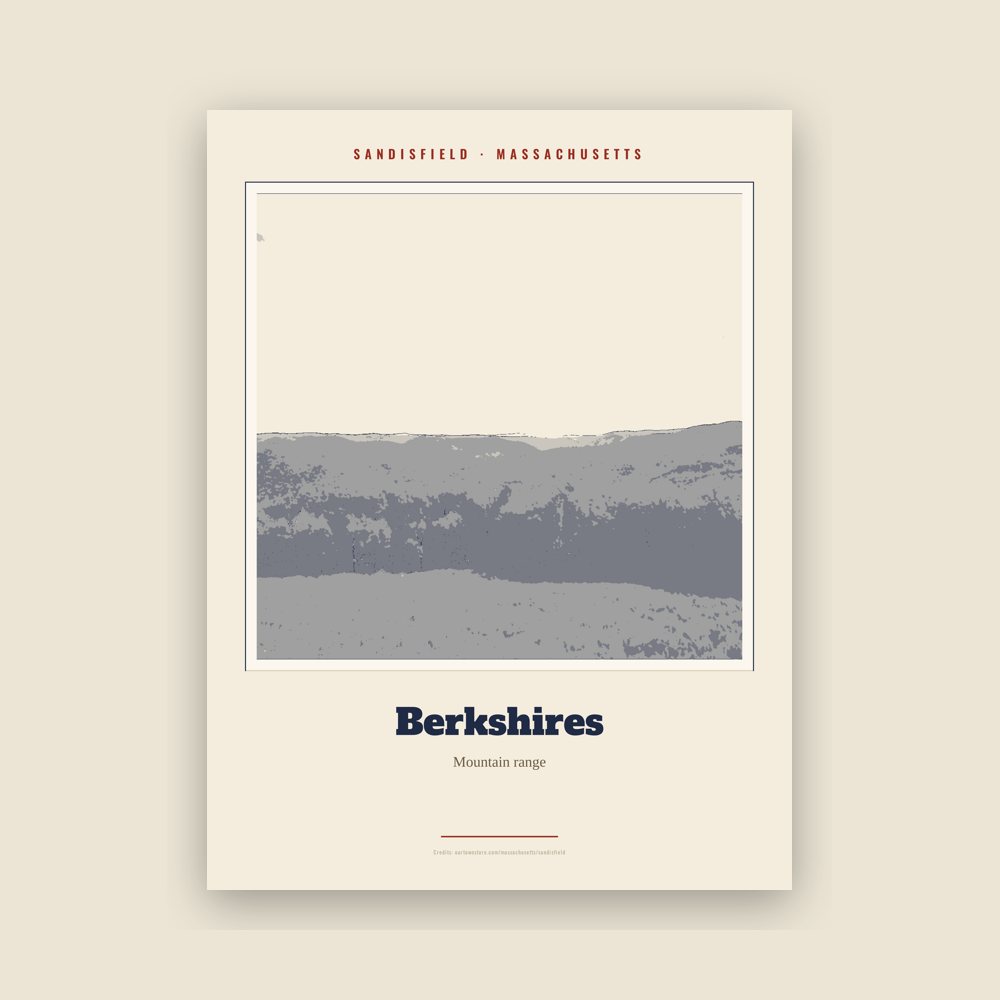 Sandisfield Berkshires Landmark Print