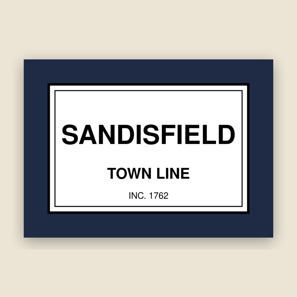 Sandisfield Town Line Mug