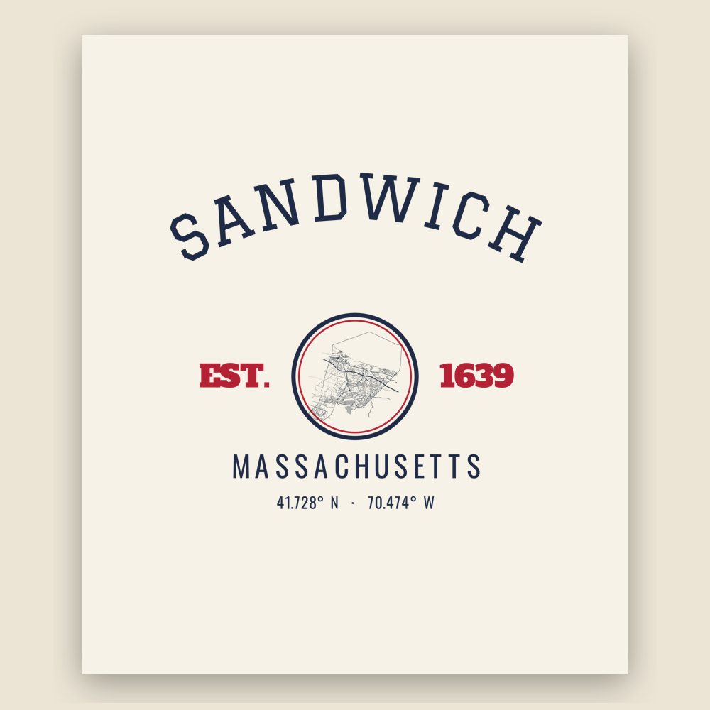 Sandwich Hometown Ornament