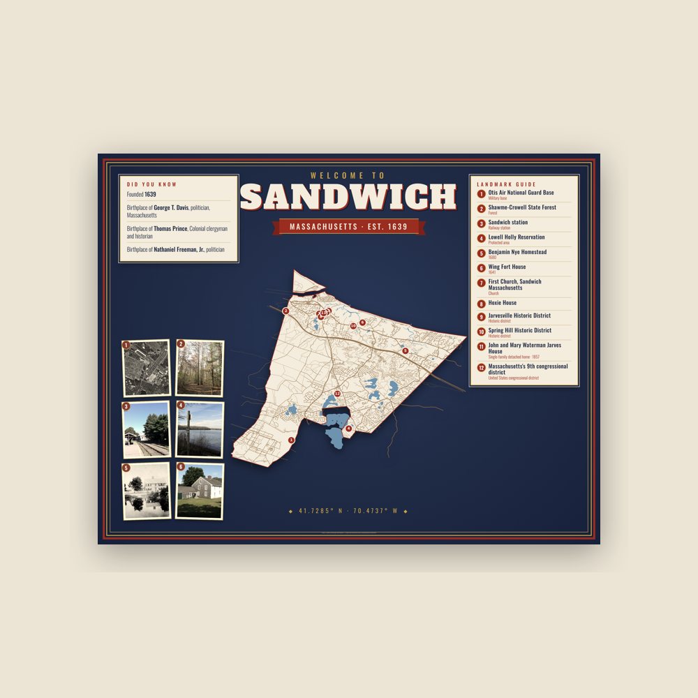 Sandwich Map Placemat