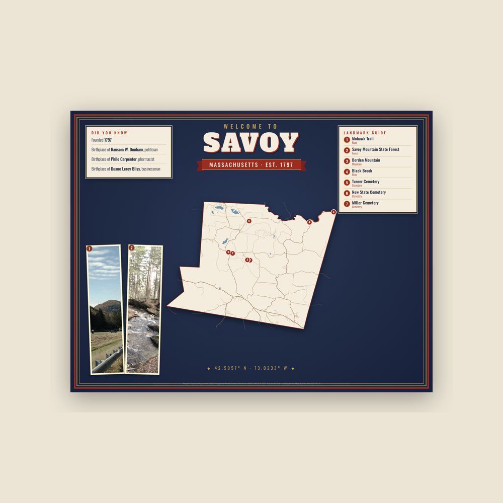 Savoy Map Placemat