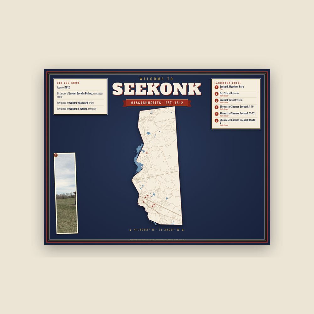 Seekonk Map Placemat