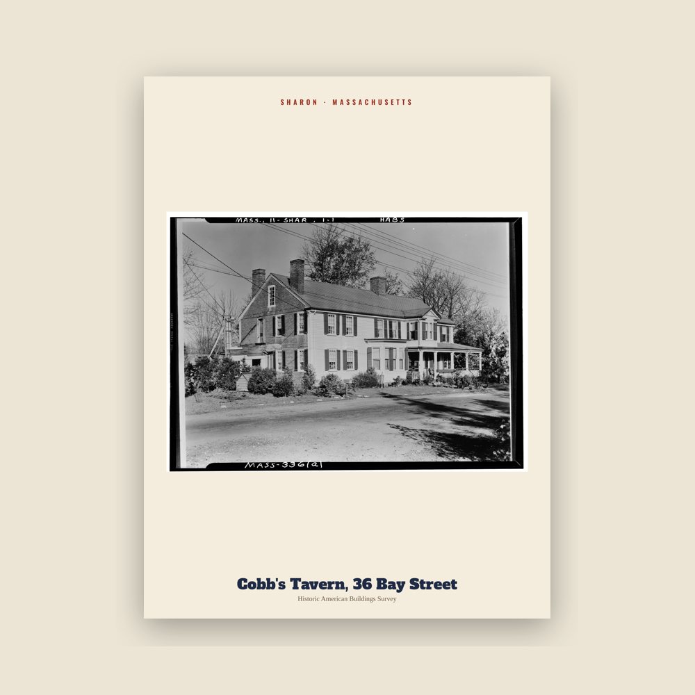 Sharon Cobb's Tavern, 36 Bay Street Archive Print