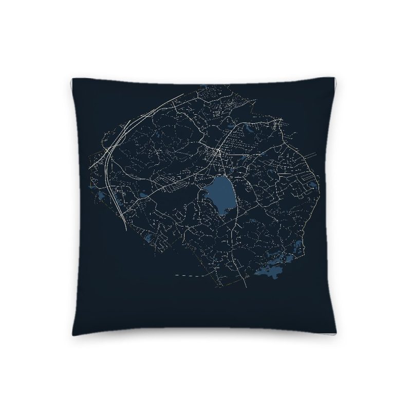 Sharon Map Throw Pillow
