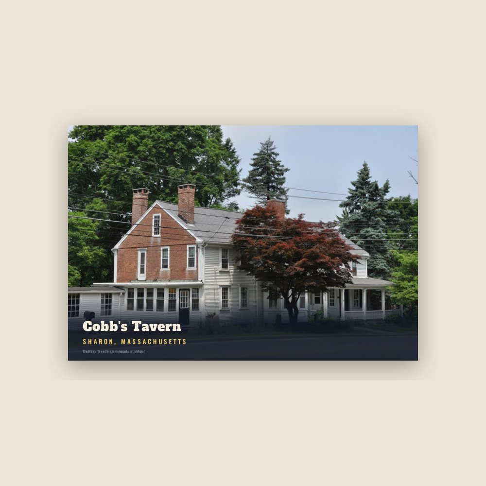 Sharon Cobb's Tavern Postcard
