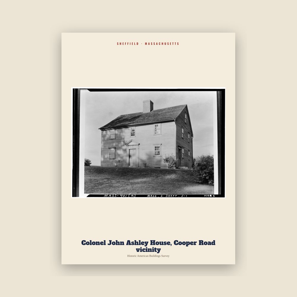Sheffield Colonel John Ashley House, Cooper Road vicinity Archive Print