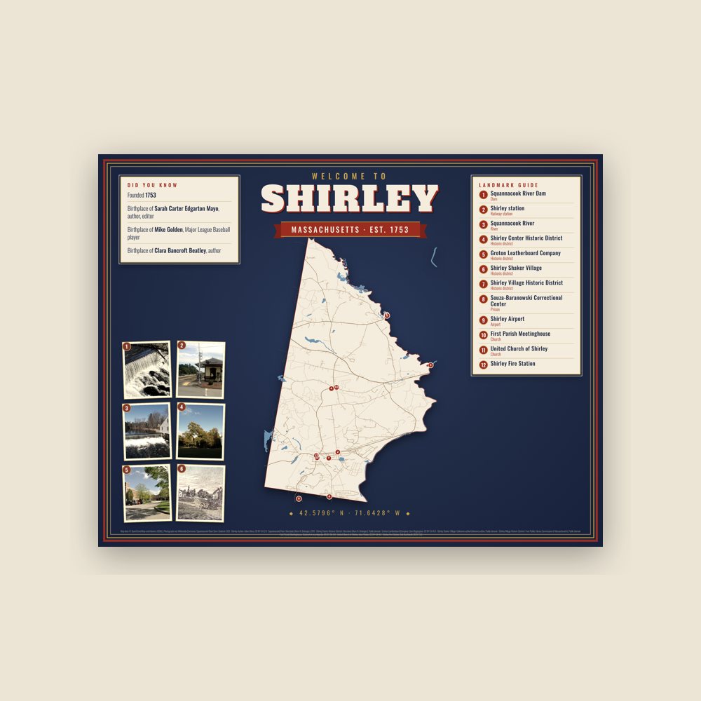 Shirley Map Placemat