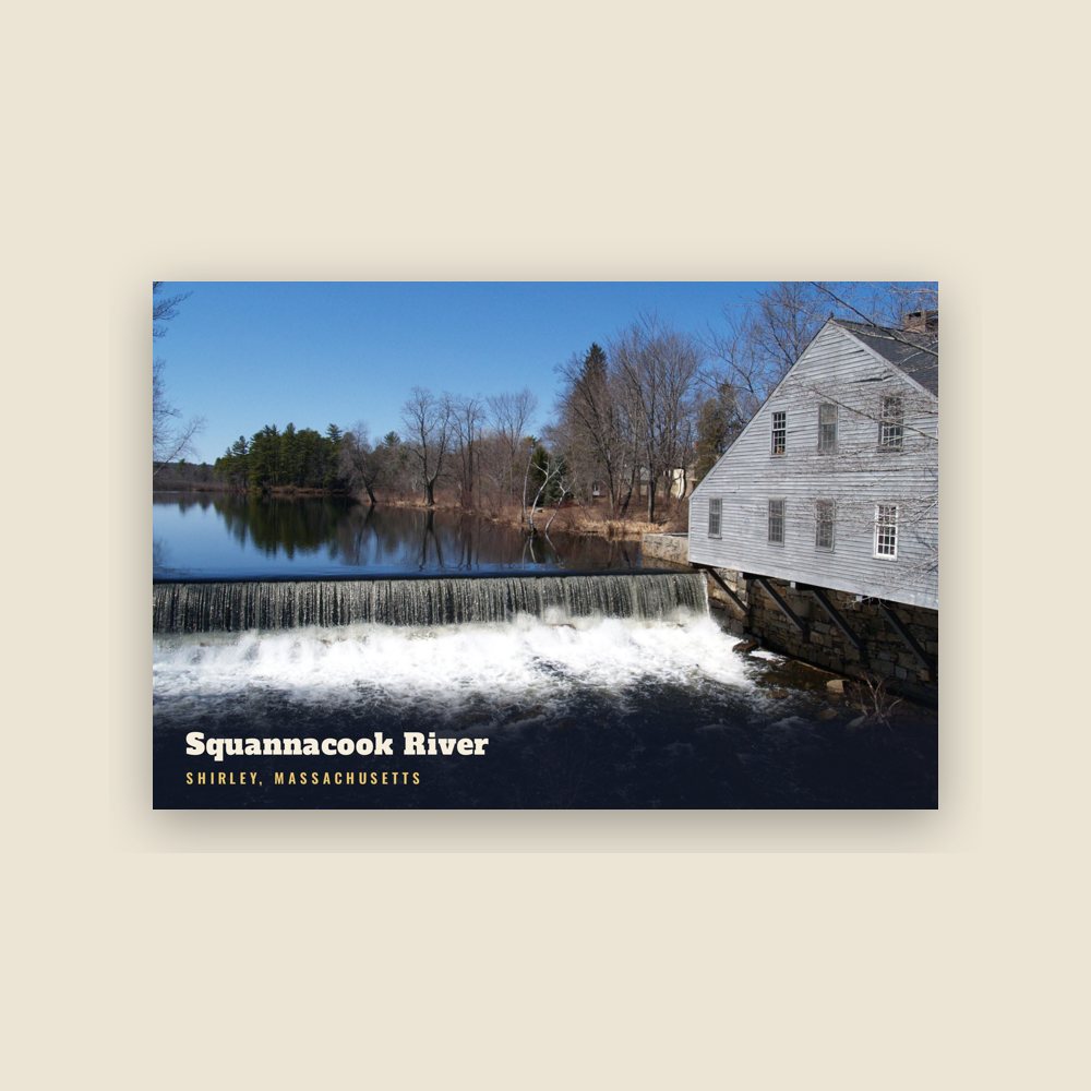 Shirley Squannacook River Postcard