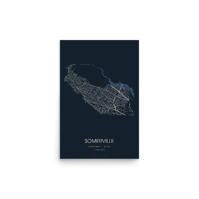 Somerville Street Map Poster · Midnight
