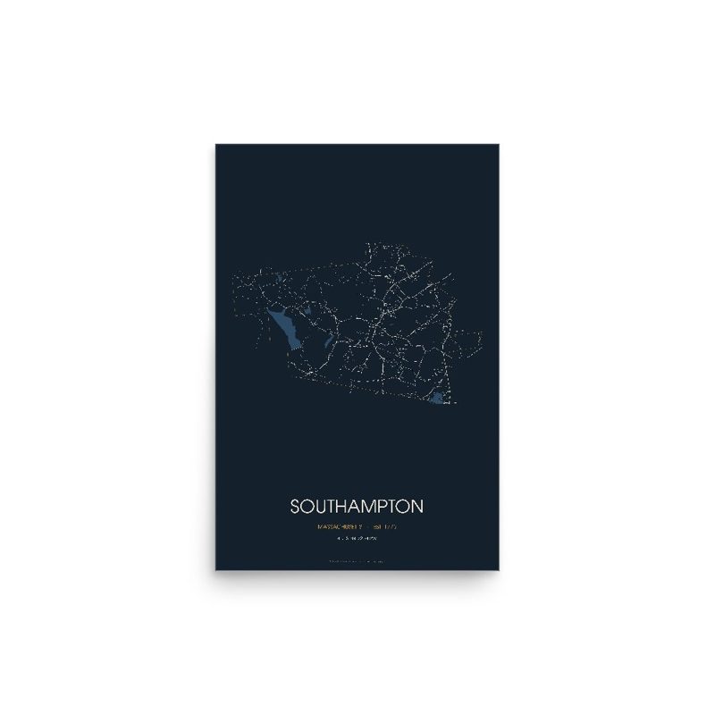 Southampton Street Map Poster · Midnight