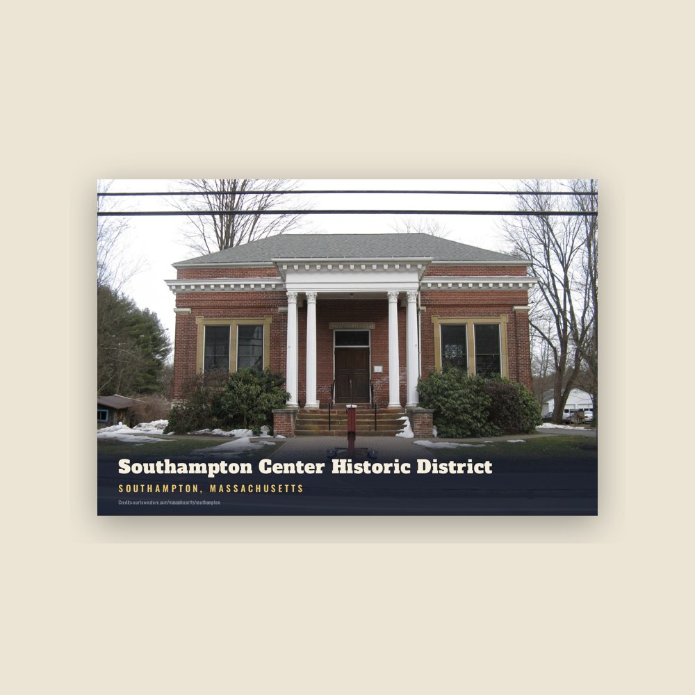 Southampton Southampton Center Historic District Postcard