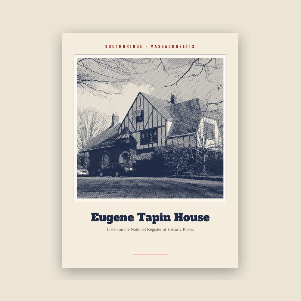 Southbridge Eugene Tapin House Landmark Print