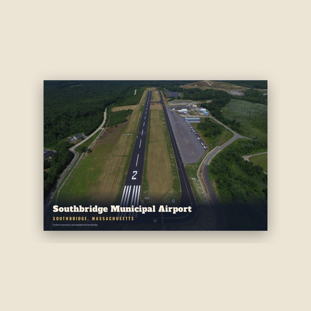 Southbridge Southbridge Municipal Airport Postcard