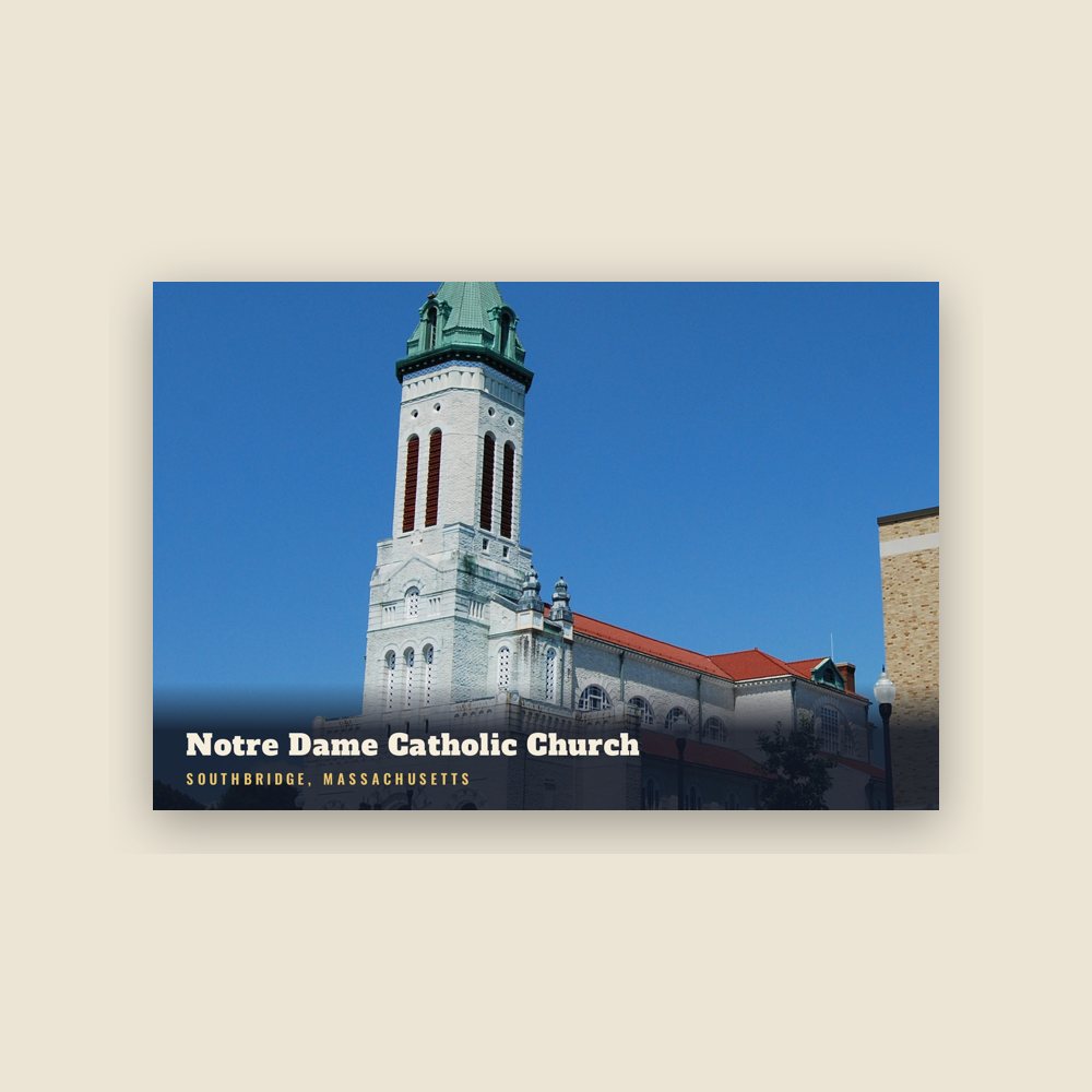 Southbridge Notre Dame Catholic Church Postcard