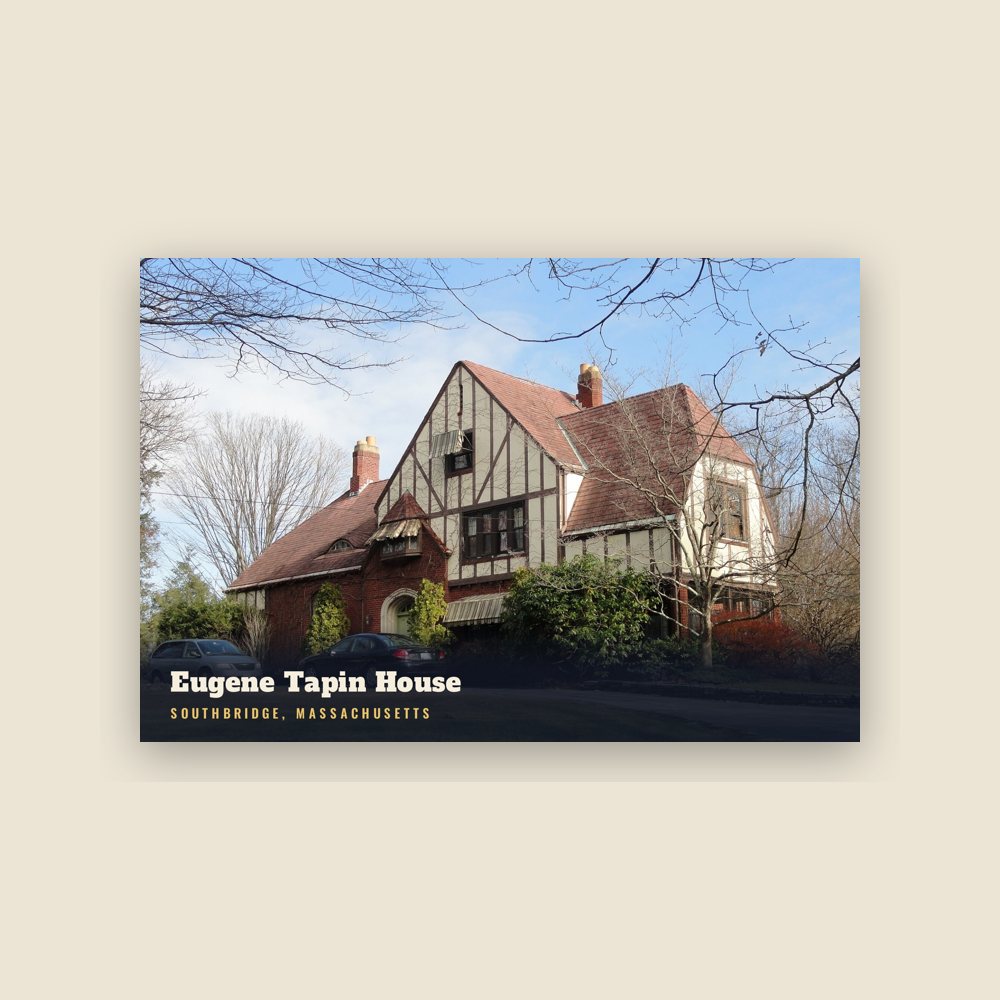 Southbridge Eugene Tapin House Postcard