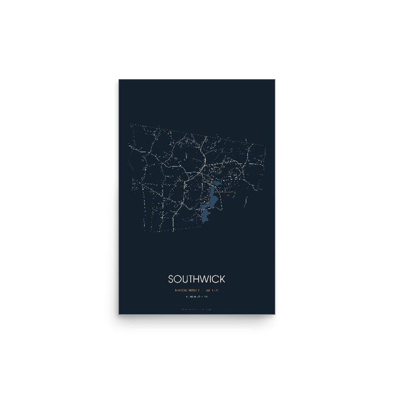 Southwick Street Map Poster · Midnight