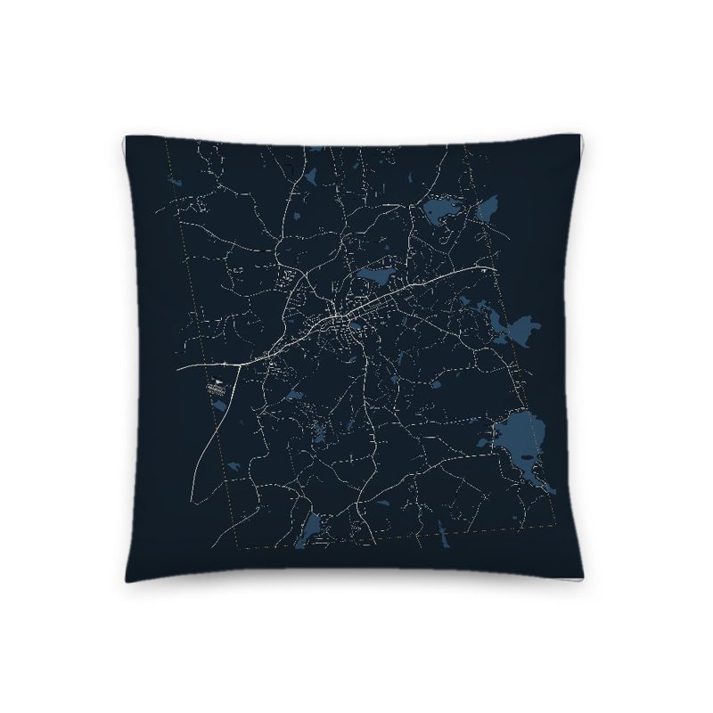 Spencer Map Throw Pillow