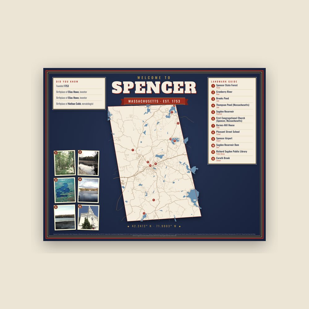 Spencer Map Placemat