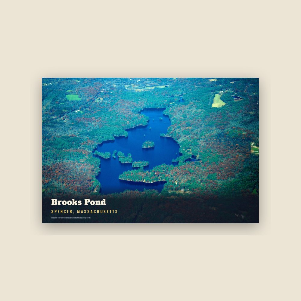 Spencer Brooks Pond Postcard