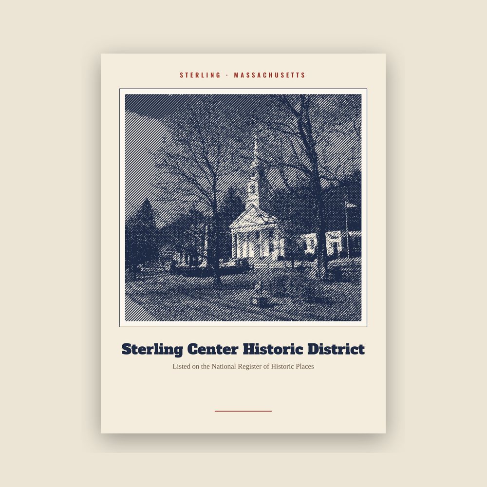 Sterling Sterling Center Historic District Landmark Print