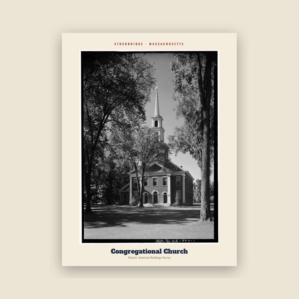 Stockbridge Congregational Church Archive Print