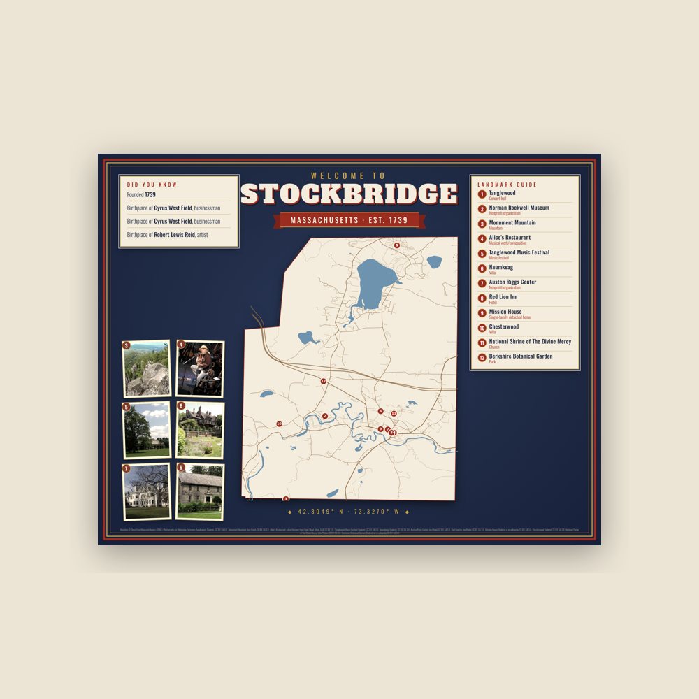 Stockbridge Map Placemat
