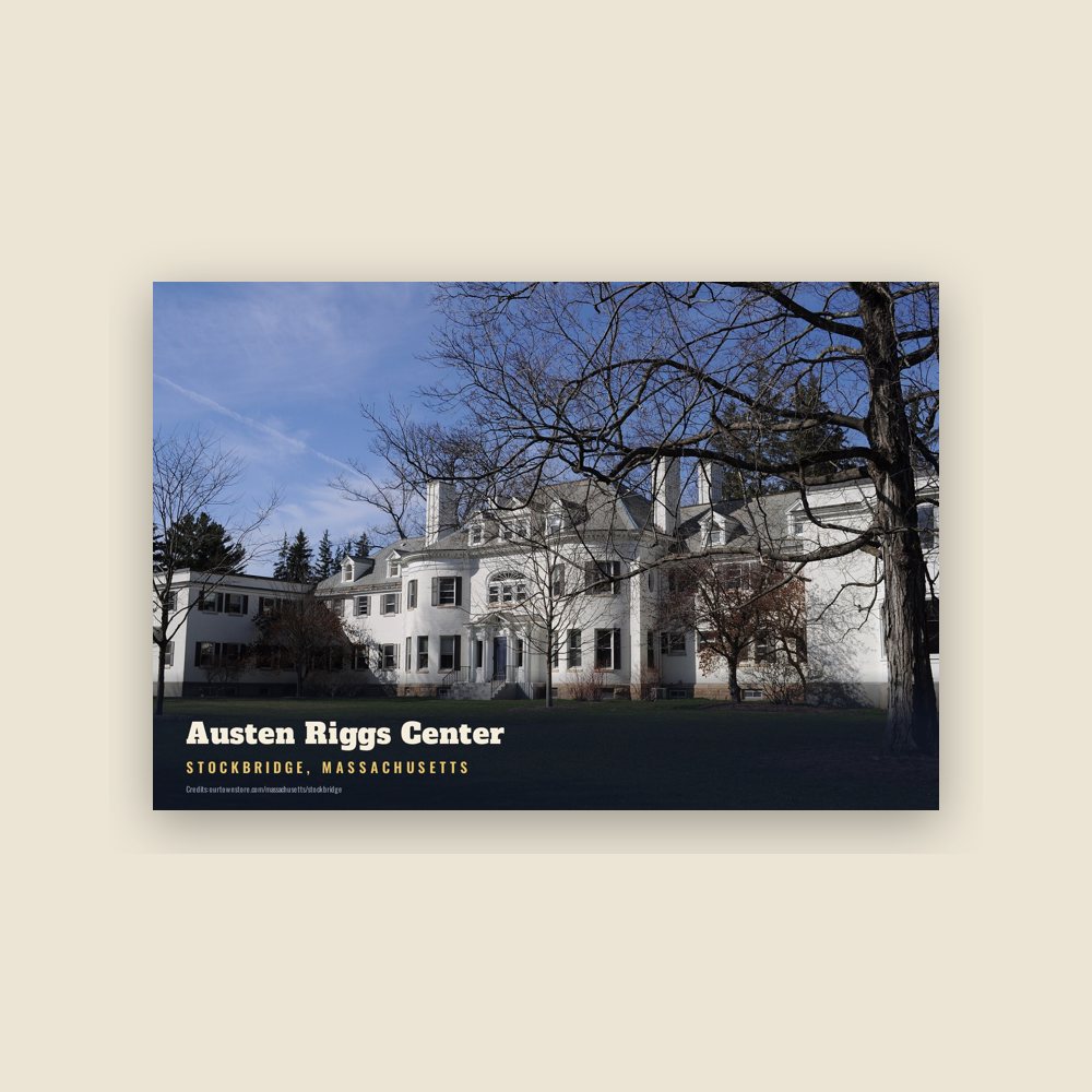Stockbridge Austen Riggs Center Postcard