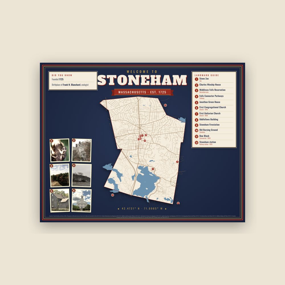 Stoneham Map Placemat