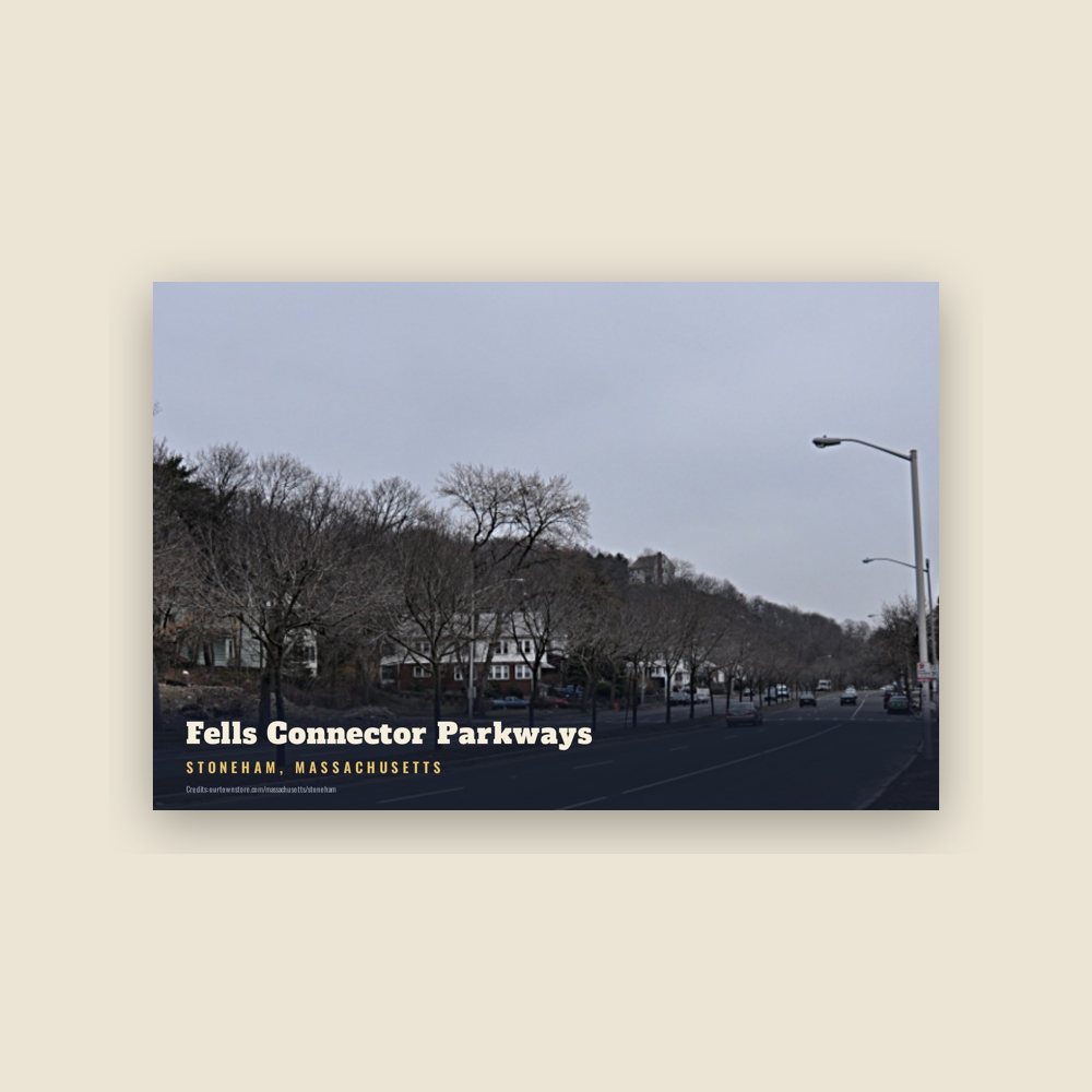 Stoneham Fells Connector Parkways Postcard