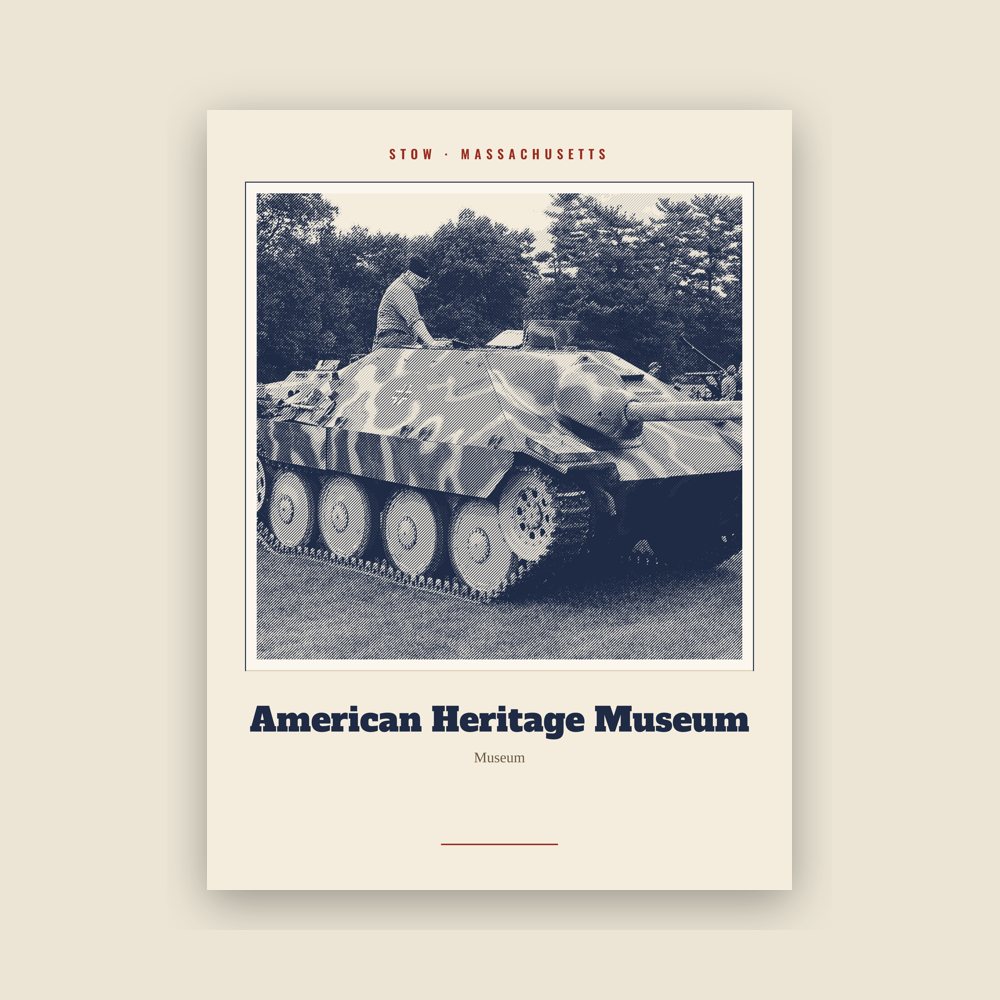 Stow American Heritage Museum Landmark Print