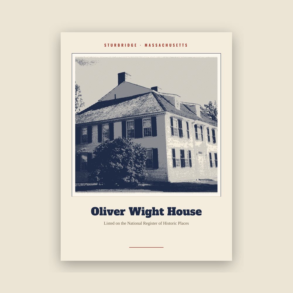 Sturbridge Oliver Wight House Landmark Print