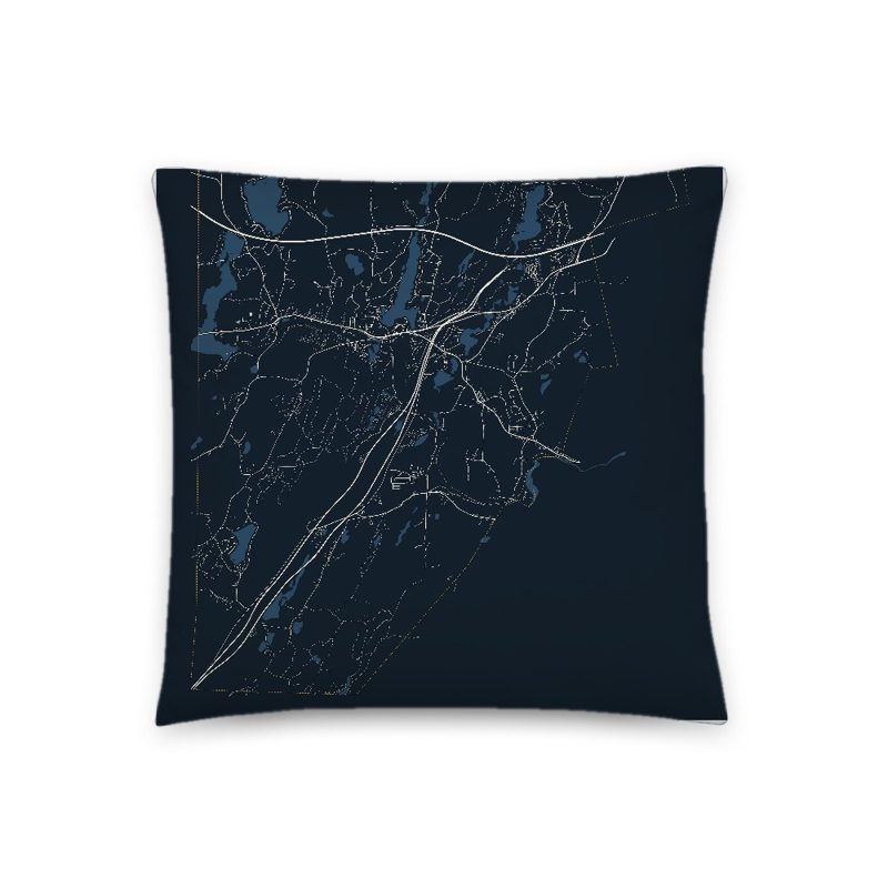 Sturbridge Map Throw Pillow