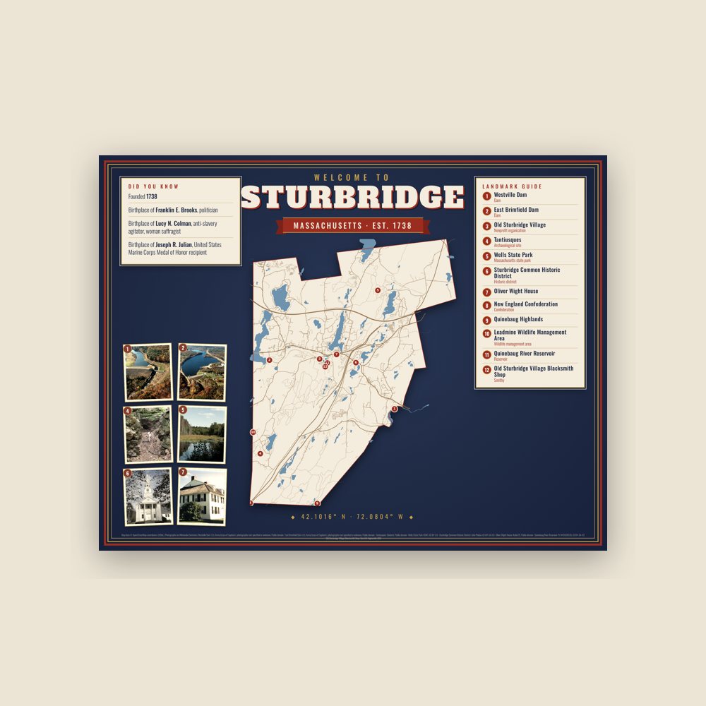 Sturbridge Map Placemat