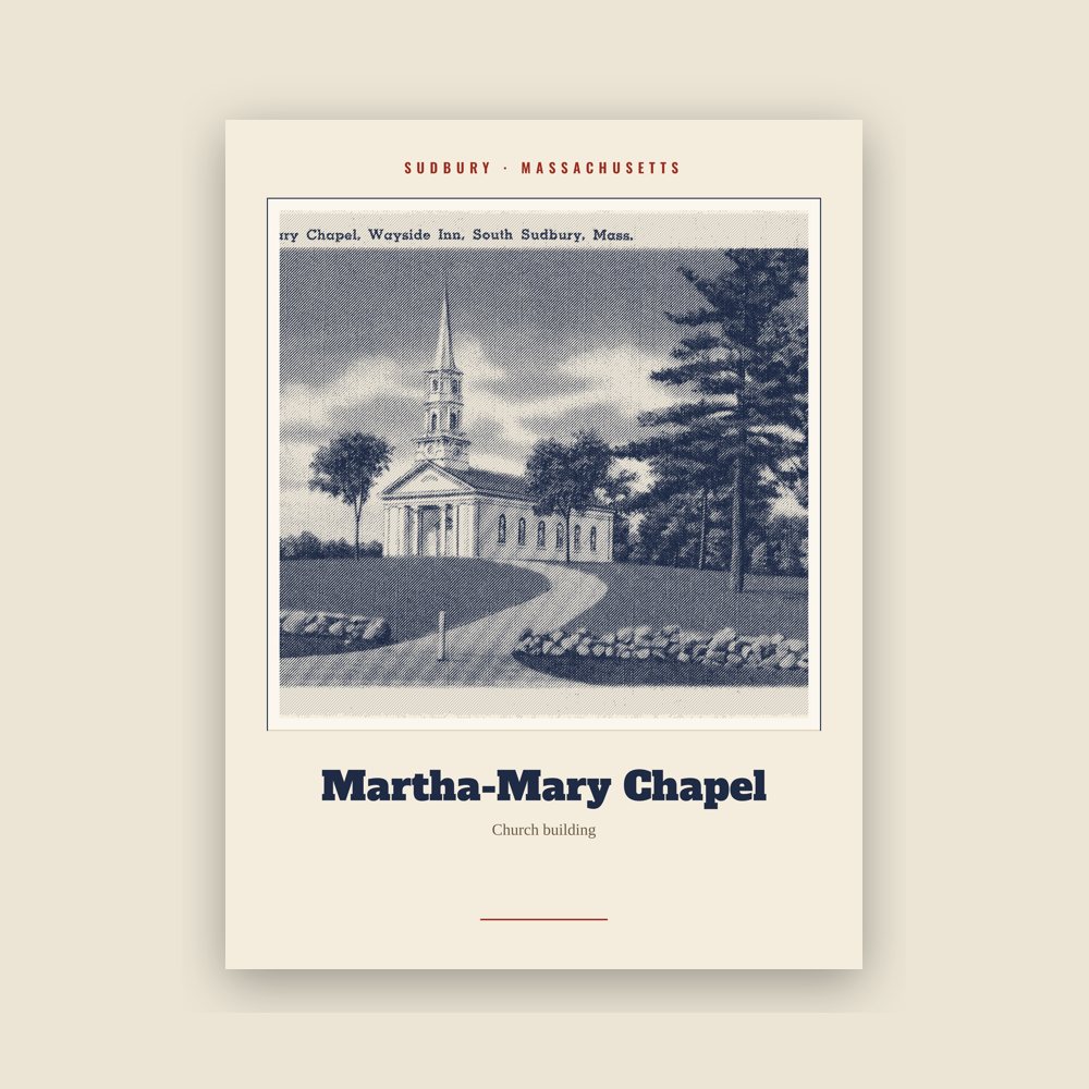 Sudbury Martha-Mary Chapel Landmark Print