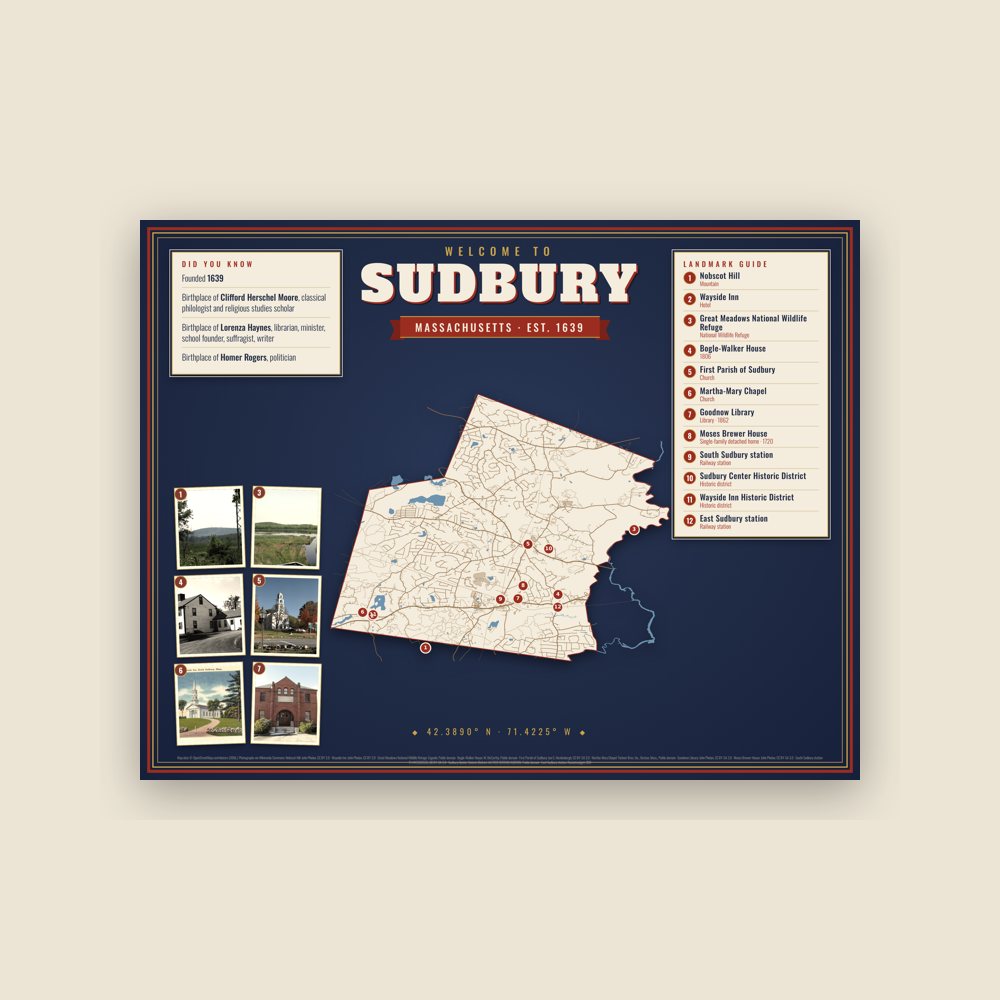 Sudbury Map Placemat