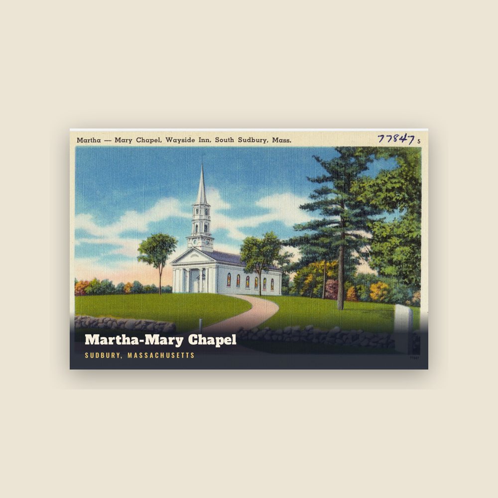 Sudbury Martha-Mary Chapel Postcard