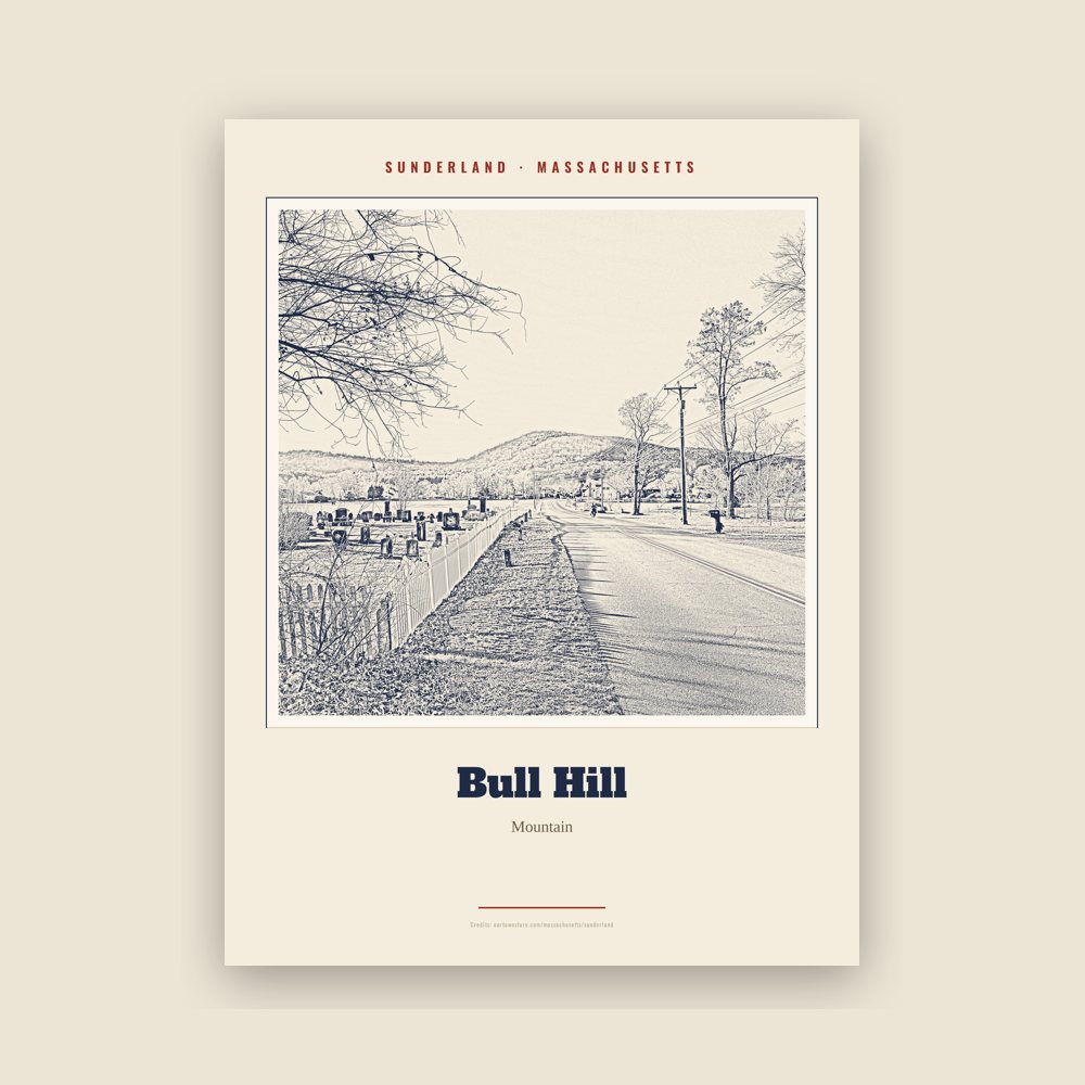 Sunderland Bull Hill Landmark Print