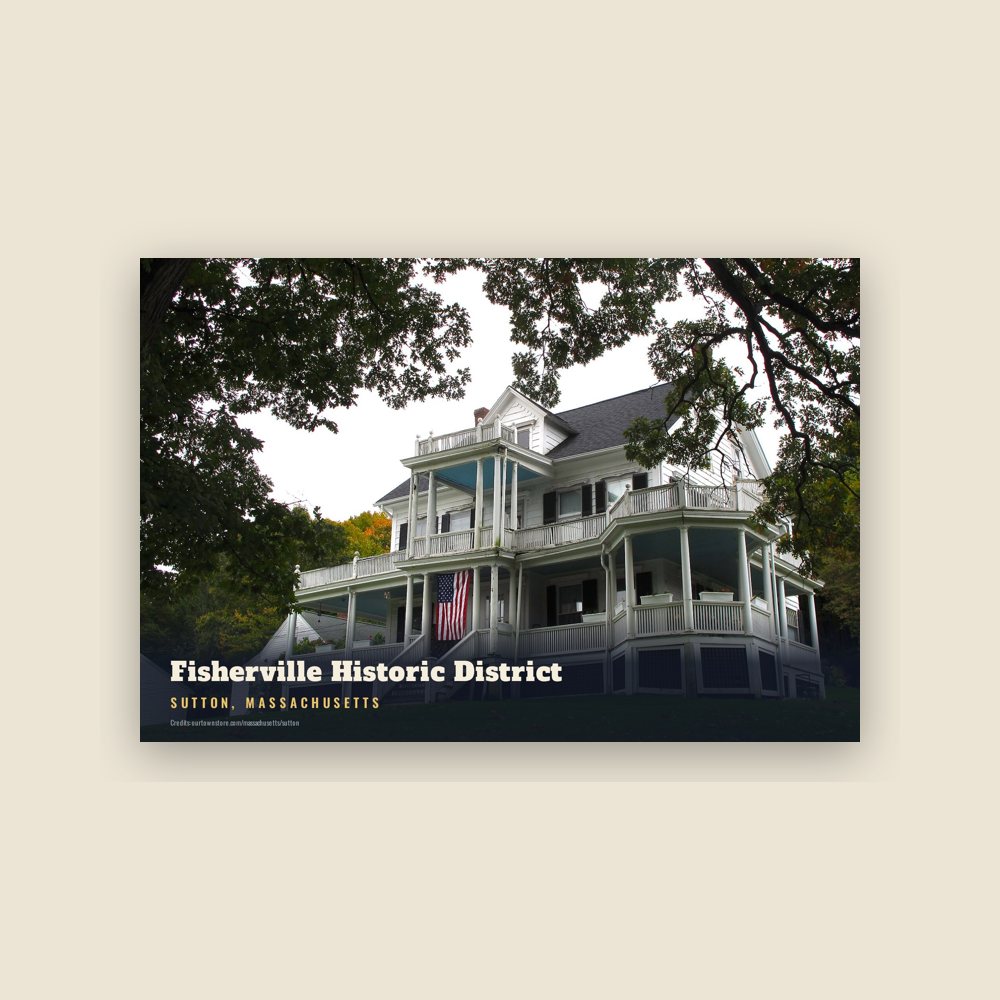 Sutton Fisherville Historic District Postcard