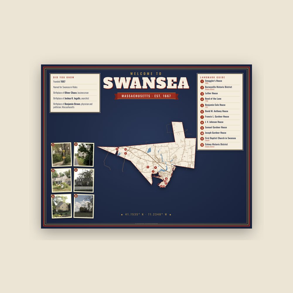 Swansea Map Placemat