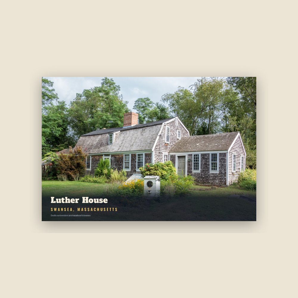 Swansea Luther House Postcard