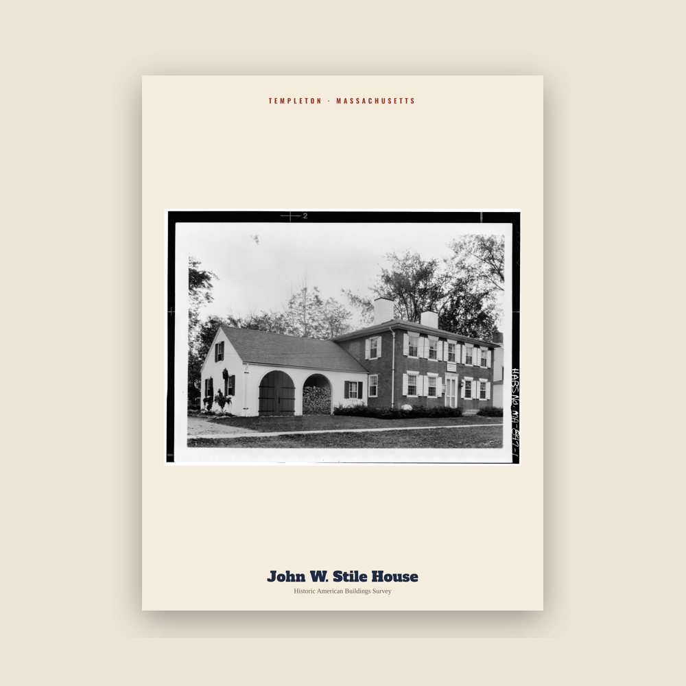 Templeton John W.  Stile House Archive Print
