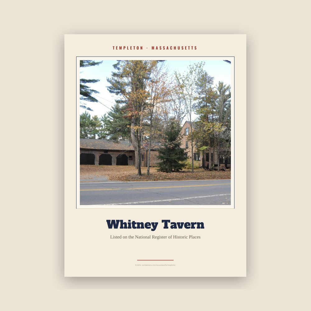 Templeton Whitney Tavern Landmark Print