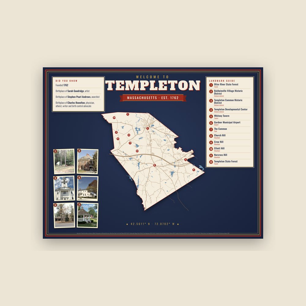 Templeton Map Placemat