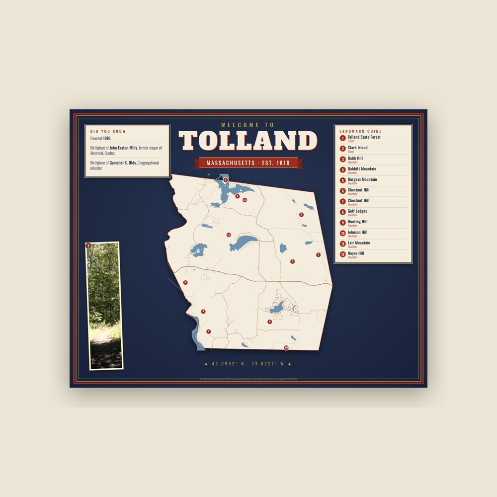 Tolland Map Placemat