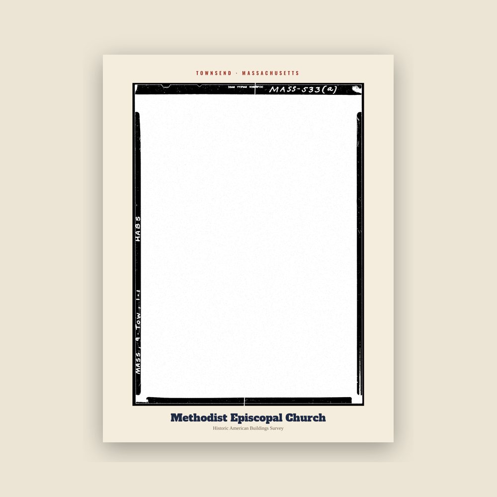 Townsend Methodist Episcopal Church Archive Print