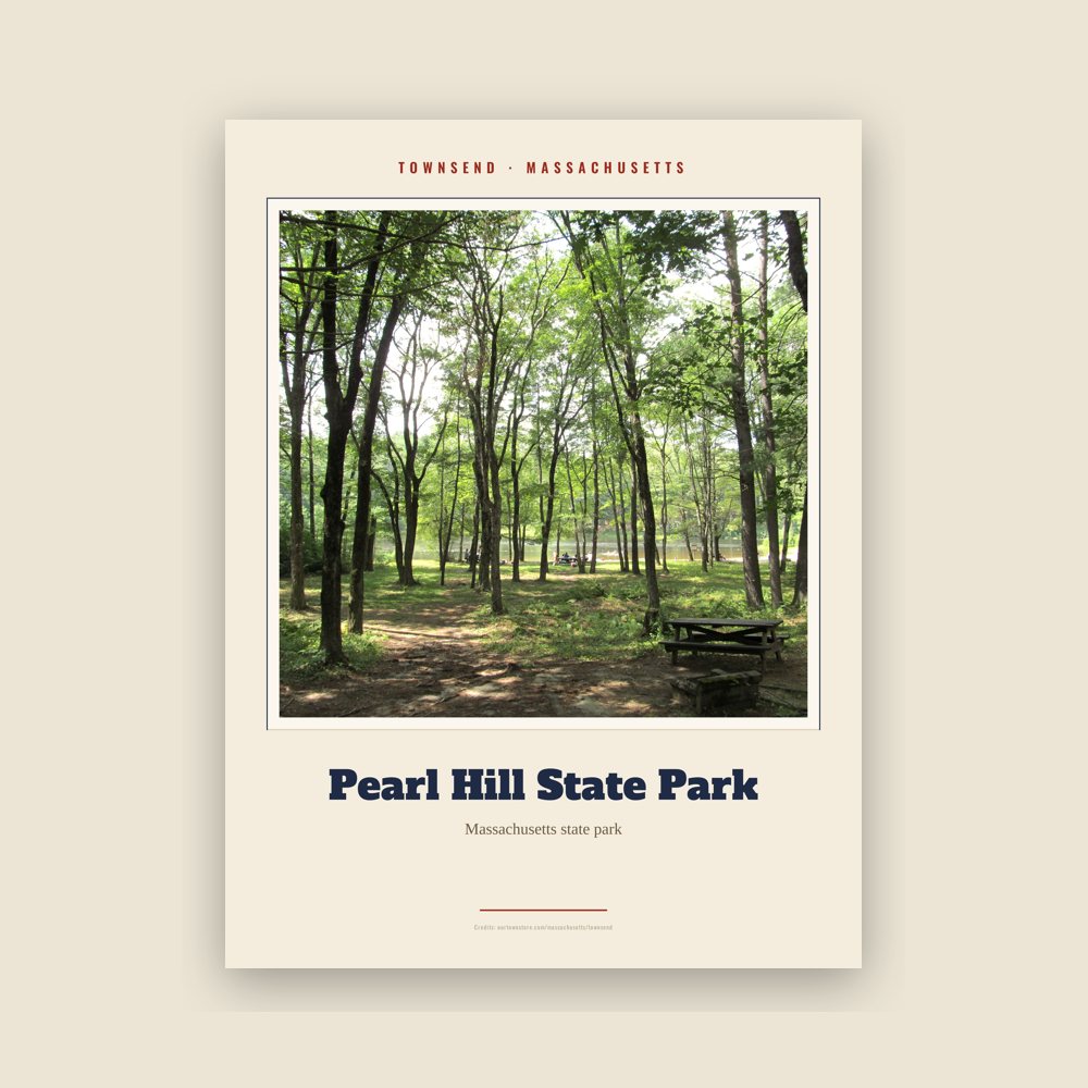 Townsend Pearl Hill State Park Landmark Print