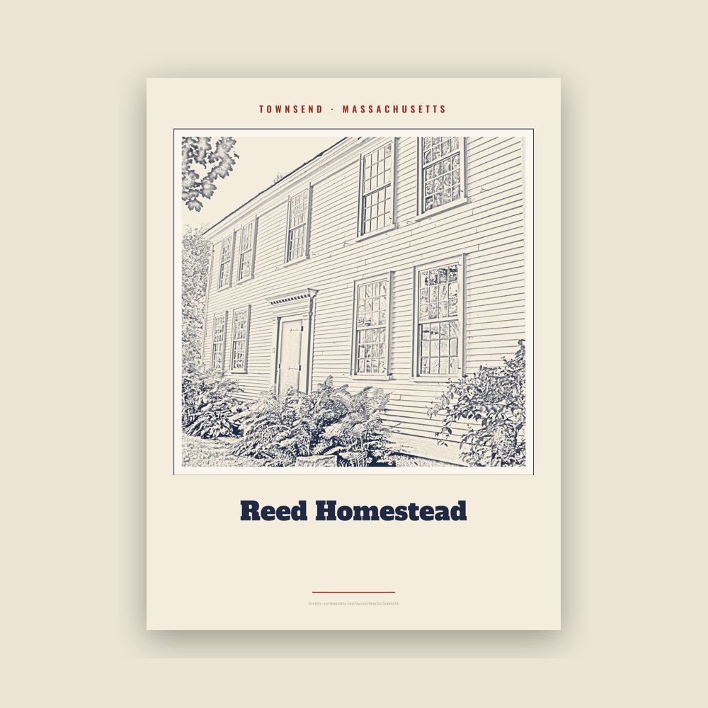 Townsend Reed Homestead Landmark Print