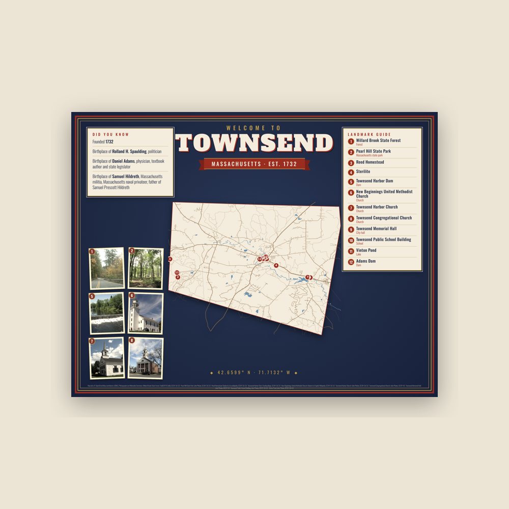 Townsend Map Placemat