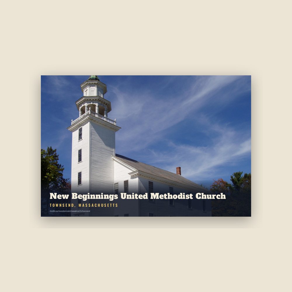 Townsend New Beginnings United Methodist Church Postcard